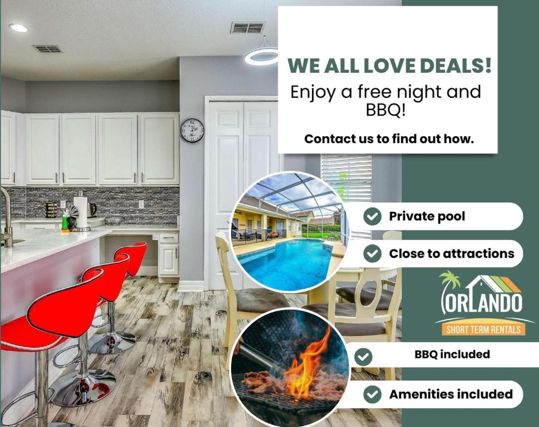 Private Pool, Game Room, Near Disney And Universal!! Orlando Ngoại thất bức ảnh